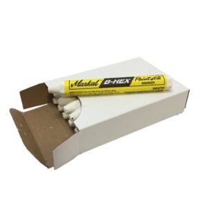 951 - MARKAL Hex White Paint Sticks, Box of 12 - TECH Ecommerce