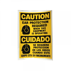 Danger Watch Hands/Fingers Safety Sign English/Spanish