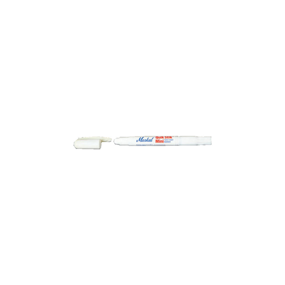 947W QUIK STIK MINI WHITE MARKER, BOX OF 12 TECH