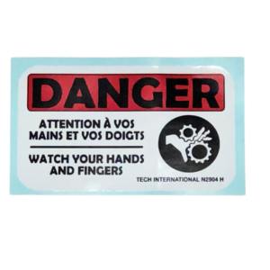 WATCH HANDS/FINGERS SAFETY E/F