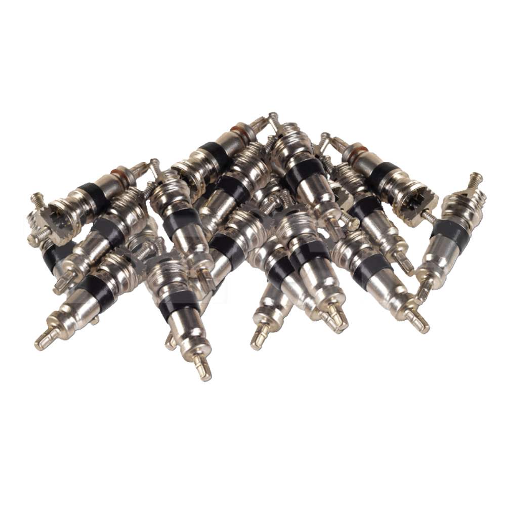 TECH114001 NICKEL VALVE CORES, BOX OF 100 TECH