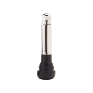 TR418 SNAP-IN TUBELESS TIRE VALVE WITH CHROME SLEEVE/CAP