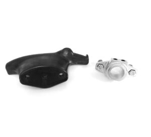 Corghi Nylon M/D Duck Head Kit with Round Hole (Black) and Mounting Bracket