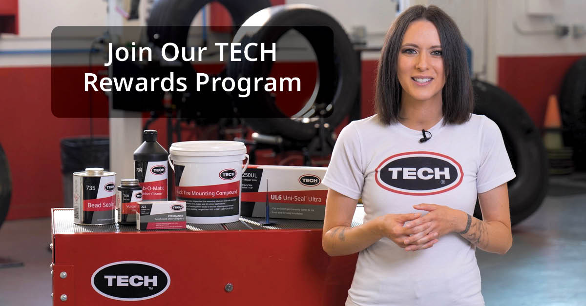 Earn Points When You Buy TECH Products! - TECH Tire Repair Supplies